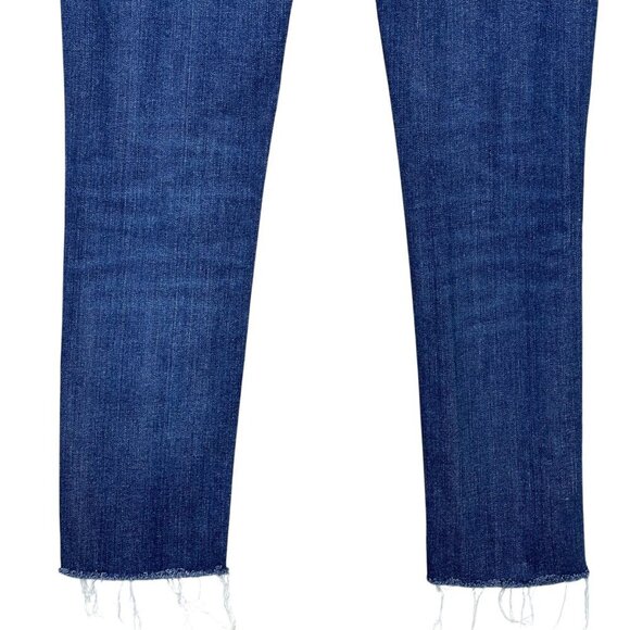 Agolde Jeans 26 Sophie Mid Rise Skinny Crop Raw Hem Stretch Denim Casual Fall - Picture 6 of 8